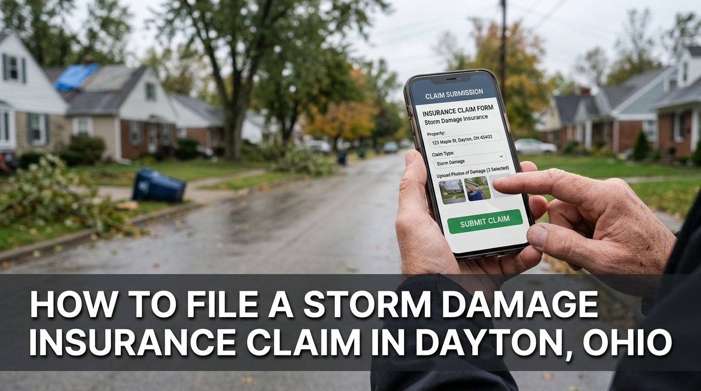 How to File a Storm Damage Insurance Claim in Dayton, Ohio