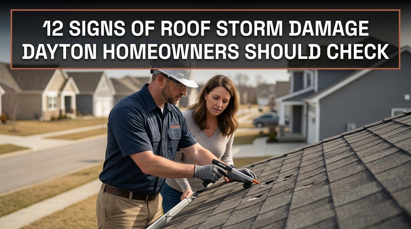12 Signs of Roof Storm Damage Dayton Homeowners Should Check