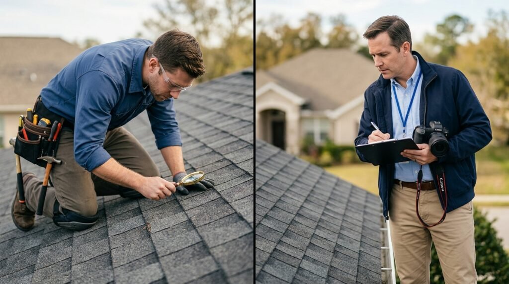 The Difference Between A Roofer's Inspection And An Insurance Adjuster's Visit